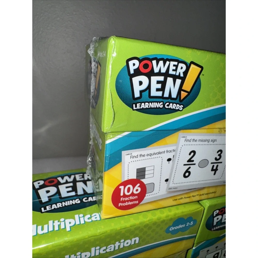 Power Pen Learning Cards- Set Of‎ 3 Learning Topics. Pen Included. Grades 2-5
